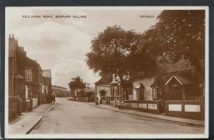 Lancashire Postcard - Red Bank Road, Bispham Village     RS15776