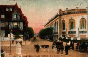 CPA DEAUVILLE - Plage Fleurie - Rue Gondauf Biron (515699)