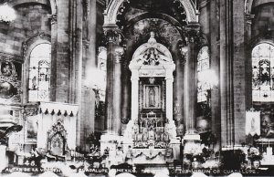 Mexico The Altar Of The Virgin Of Guadalupe Real Photo