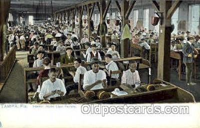 Tampa, Florida USA Interior, Model Cigar Factory, Smoking Unused light corner...