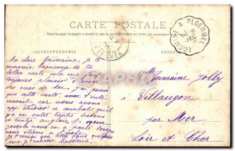 Old Postcard Morbihan between Ploermel and Josselin Heath Mi Way or book was ...