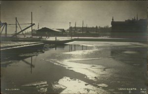 Helsinki Finland Lansiranta c1910 Real Photo Postcard