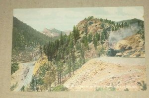 VINTAGE UNUSED POSTCARD ROCK CREEK CRIPPLE CREEK SHORT LINE CO. PENNY POSTCARD