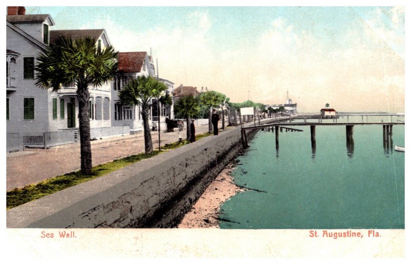 Florida  St.Augustine   Sea Wall