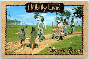 Postcard - Shoppin' Spree, Hillbilly Livin'