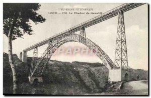 Cantal Old Postcard The Garabit viaduct