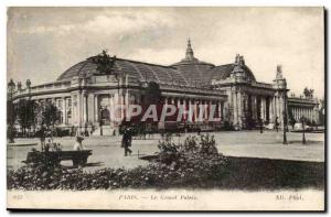 Paris Grand Palais Post Card Old