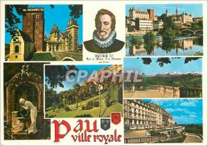 Modern Postcard Souvenir de Pau Pyrenees Royal City's Henry IV