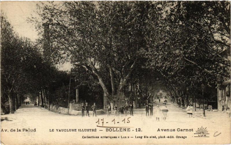 CPA Le VAUCLUSE Illustre - BOLLENE - Avenue Carnot (512031)