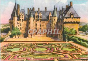 Modern Postcard Langeais Le Chateau (XVth Century) Facade Interieure