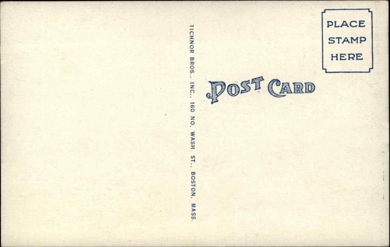 Sharon MA The Square Postcard