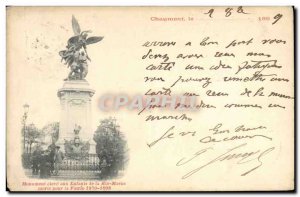 Old Postcard Army Monument high for children in the Haute Marne died for thei...