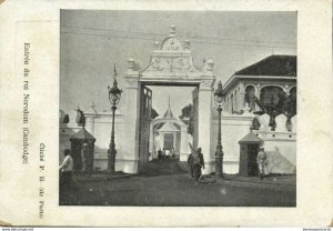 indochina, Cambodia, PHNOM PENH, Entrance King Norodom (1899) Postcard