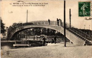 CPA REIMS La nouvelle Passerelle sur le Canal (491185)