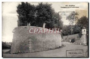 Old Postcard Avallon Terrasses de la Petite Porte