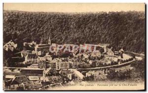 Old Postcard Bouillon Vue Generale Panorama taken on the Cote d & # 39Auclin