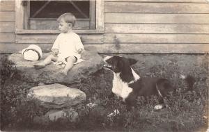 Child with a dog Child, People Photo Unused 