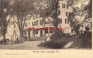 ME, Bucksport, Maine, Robinson House, Exterior View, NE Paper & Stationery Pub