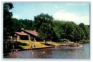 c1950's View Of Gilbert Lake Delhi New York NY Unposted Vintage Postcard 