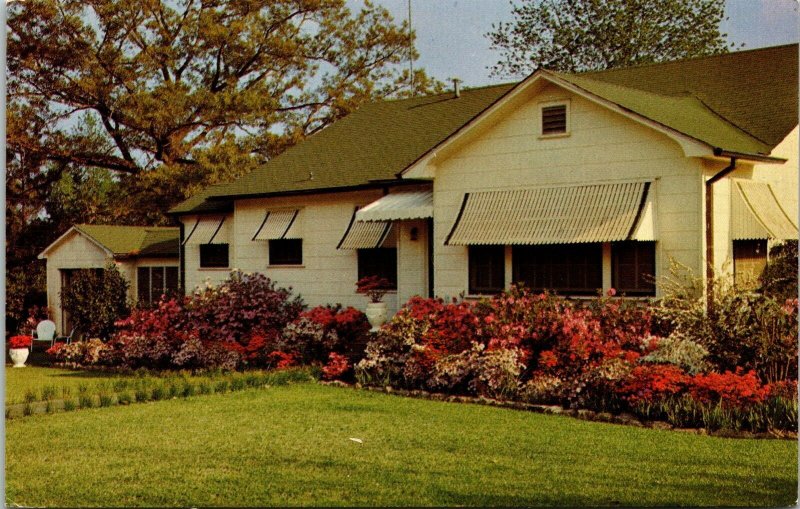 McComb Mississippi MS Azalea Trail House Dixie Postcard VTG UNP Deep South Mirro 