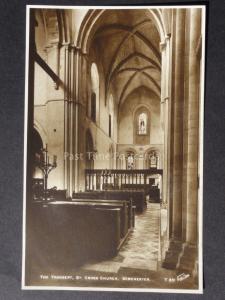 Hampshire WINCHESTER St. Cross Church, The Transept - Old RP Postcard By W.Scott