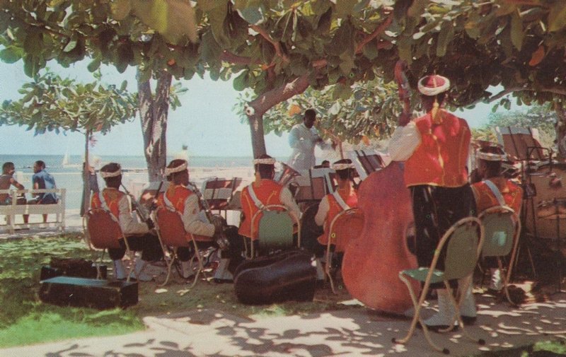 Jamaica Military Band West Indies Postcard