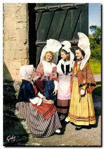 Postcard Modern Folklore France Normandy Folklore Group of Gay Campania to wi...