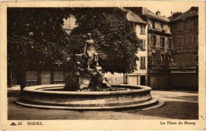 CPA RODEZ - La Place du Bourg (109479)