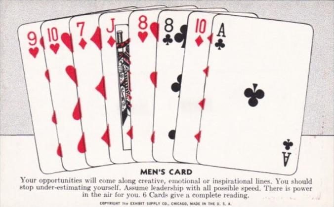 Vintage Arcade Card Men's Card Your Opportunities