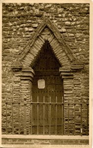 UK - England, Colchester. Saxon Doorway, Holy Trinity Church