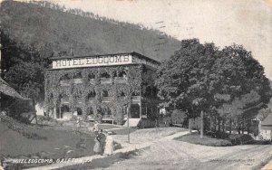 Galeton Pennsylvania Hotel Edgcomb B/W Lithograph Vintage Postcard U2381