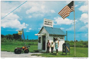 Smallest Post Office Building, OCHOPEE, Florida, 40-60's