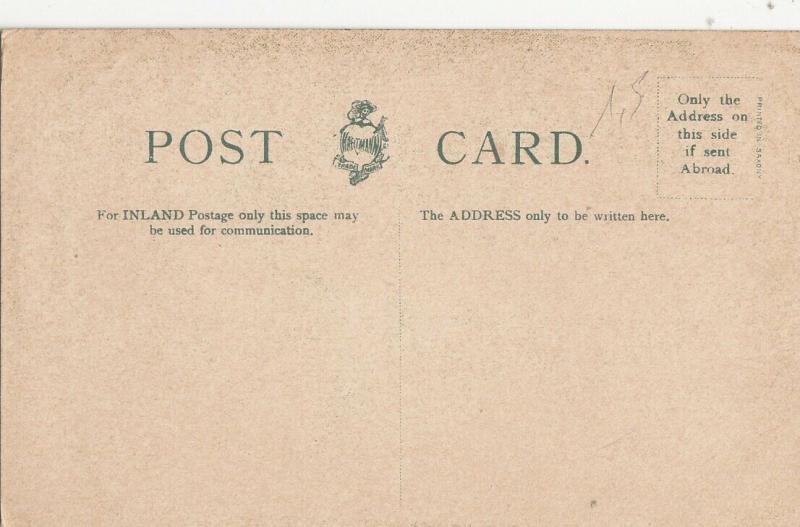 London Thames embankment navigation early postcard