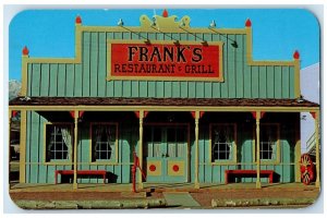 c1950's Frank's Restaurant & Grill Colorado Springs Colorado CO Vintage Postcard