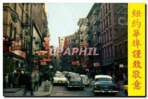 Postcard Modern Chinatown New York City China