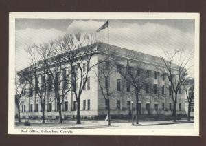 COLUMBUS GEORGIA UNITED STATES POST OFFICE VINTAGE POSTCARD