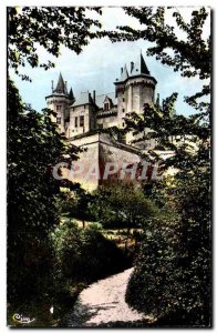 Saumur Old Postcard The castle