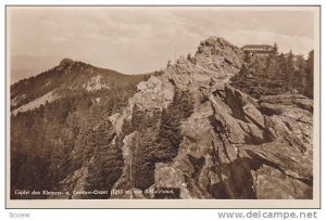 RP; Gipfel des Kleinen u. Grohen-Osser (1293 m.) mit Schutzhaus, Austria, 10-20s