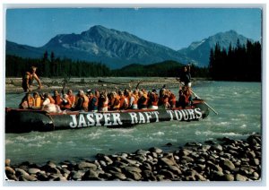 1985 Jasper Raft Tours Rocky Mountain Adventures Jasper Canada Postcard