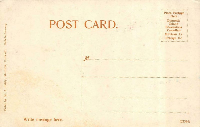 MANITOU, CO Colorado    ST ANDREWS EPISCOPAL CHURCH    c1910's Postcard