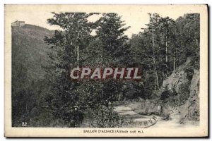 Old Postcard Ballon D & # 39Alsace