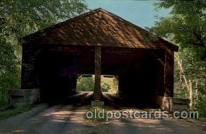 Brown County State Park, Indiana USA Covered Bridge Unused 