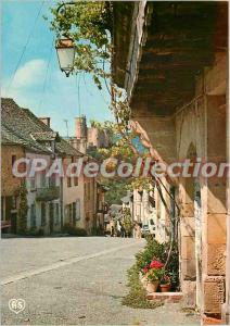 Postcard Modern Najac (Aveyron) Rue Bariou and echappee the thirteenth centur...