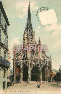 Old Postcard Rouen St. Maclou