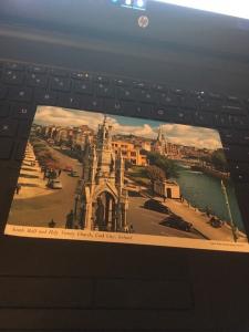 Vtg postcard: South Mall and holy Trinity Church - cork City Ireland