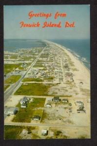 DE Greetings from FENWICK ISLAND DELAWARE Postcard PC