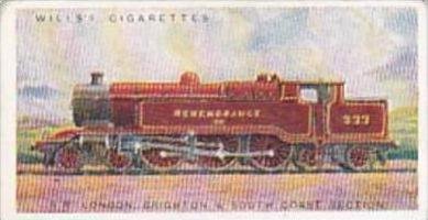 Wills Cigarette Card Railway Engines No 21 Southern Railway London Section