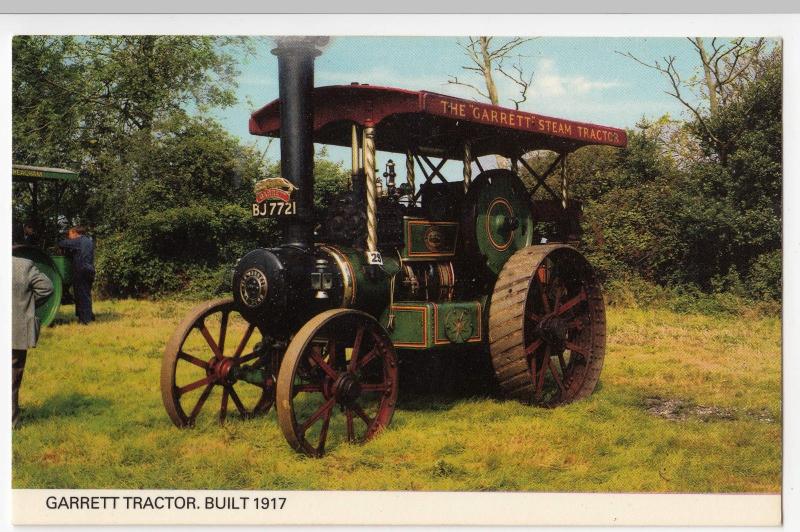 Steam; Garrett Tractor, BJ 7721, Built 1917 PPC, by Colourmaster, Unused
