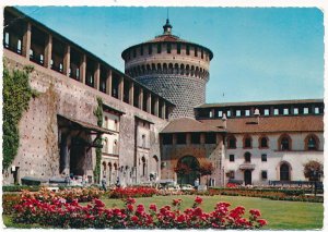 Artistic Details of the Storza Castle - Milano, Italy - pm 1967