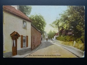 Norfolk NORTH WALSHAM Grammar School Road c1907 Postcard by Photochrom